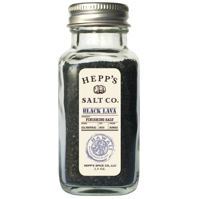 Hepp's Salt Co. - 'Black Lava' Finishing Salt (2.5OZ)