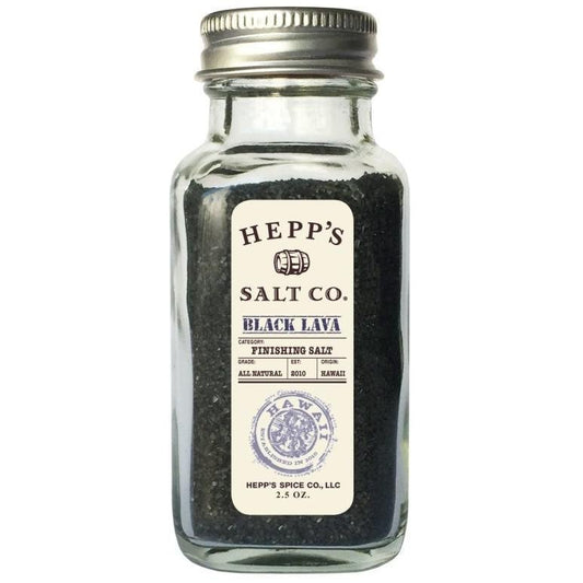 Hepp's Salt Co. - 'Black Lava' Finishing Salt (2.5OZ)