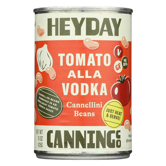 Heyday Canning Co. - 'Tomato Alla Vodka' Cannellini Beans (15OZ)