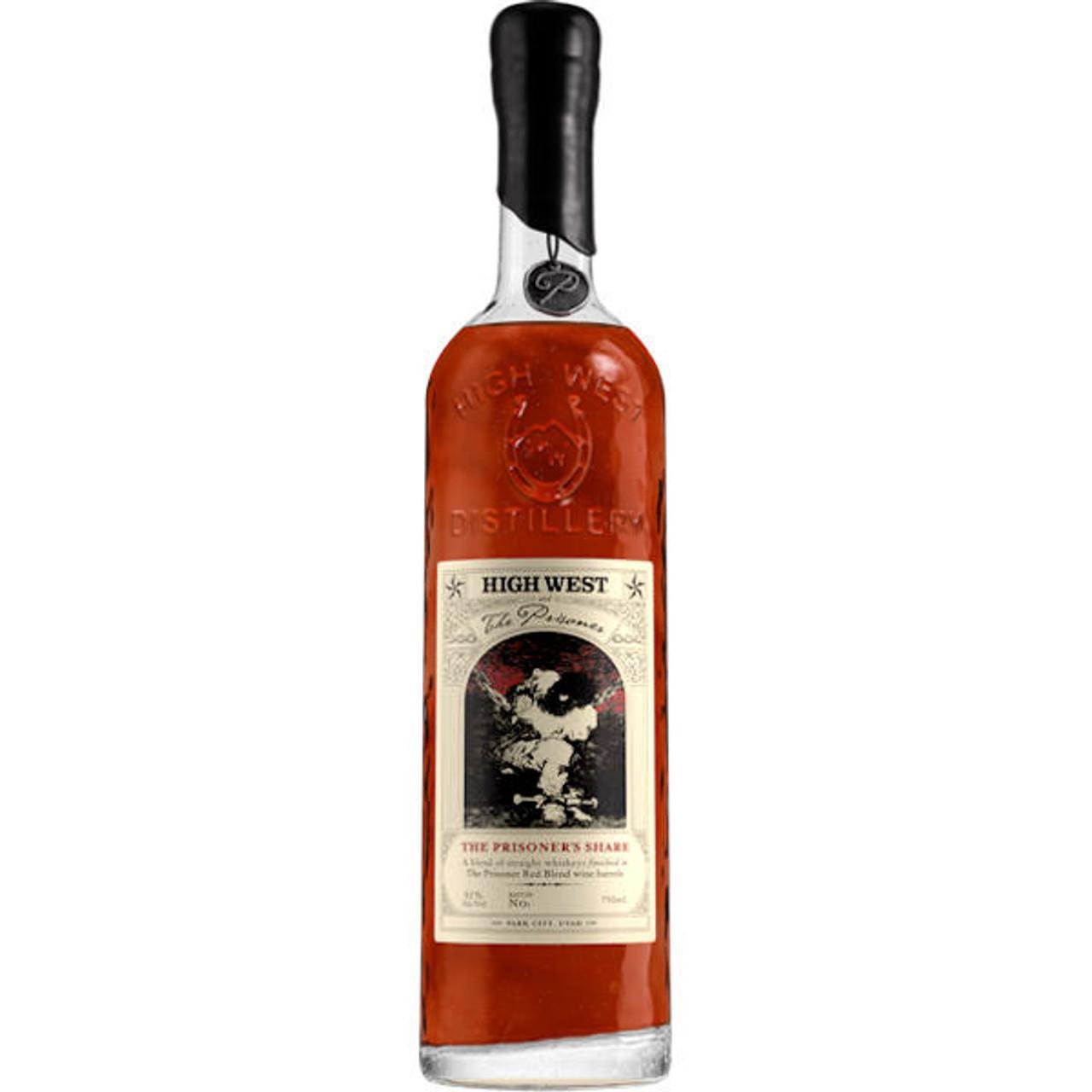 High West Distillery - 'The Prisoner's Share' Whiskey Finished in The Prisoner Red Blend Wine Barrels (750ML)