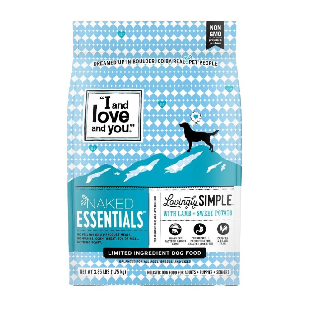 I And Love And You - 'Naked Essentials: Lovingly Simple' Dog Food w/ Lamb & Sweet Potato (3.85LBS)