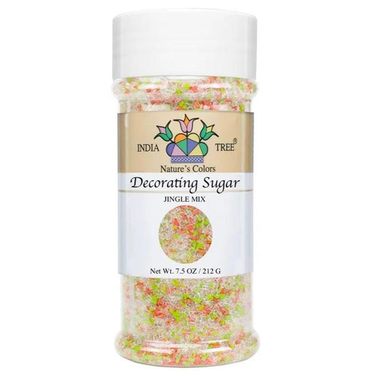 India Tree - 'Jingle Mix' Decorating Sugar (7.5OZ)