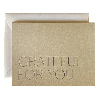 Jaymes Paper - 'Grateful For You' Card (1CT)