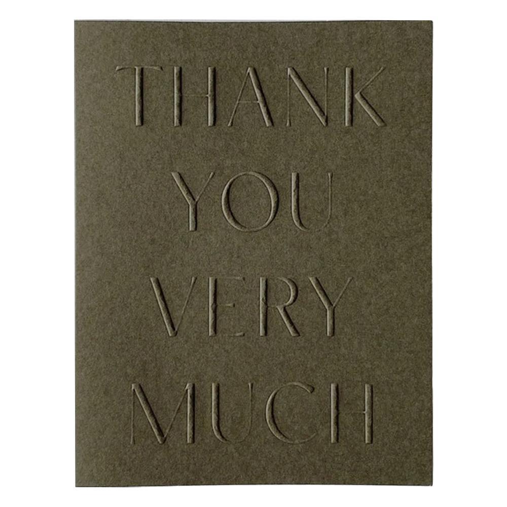 Jaymes Paper - 'Thank You Very Much' Card (1CT)