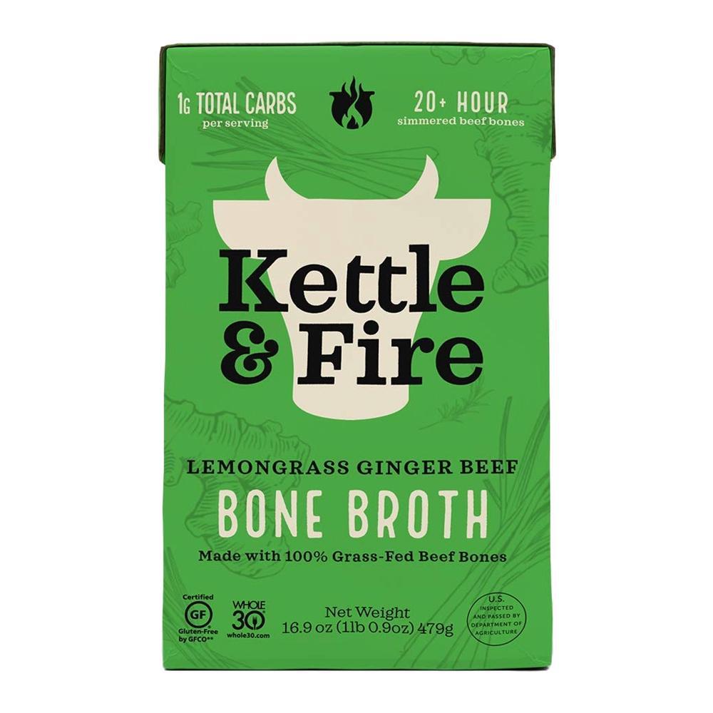 Kettle & Fire - 'Lemongrass Ginger Beef' Bone Broth (16.9OZ)