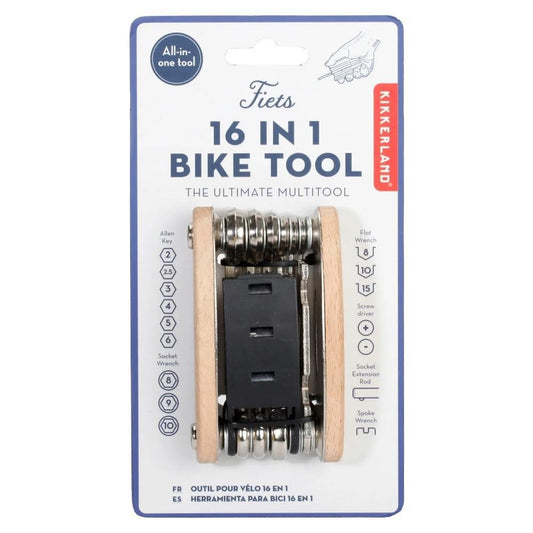 Kikkerland Design - 'Fiets' 16 - In - 1 Bike Tool