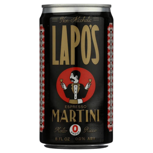 Lapo's - 'Espresso Martini' Non - Alcoholic Cocktail (8OZ)