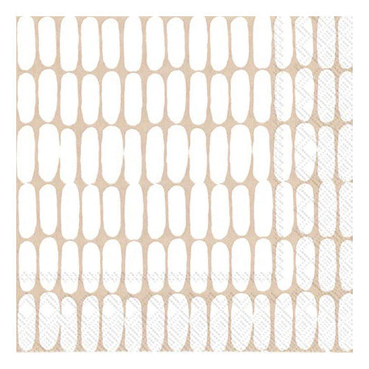 Marimekko - 'ALKU Linen Cream' Paper 3 - Ply Napkins (20CT)