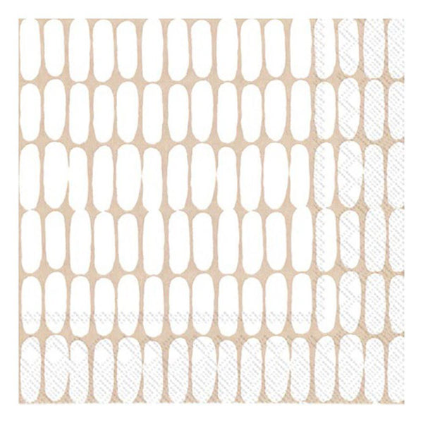Marimekko - 'ALKU Linen Cream' Paper 3-Ply Napkins (20CT).