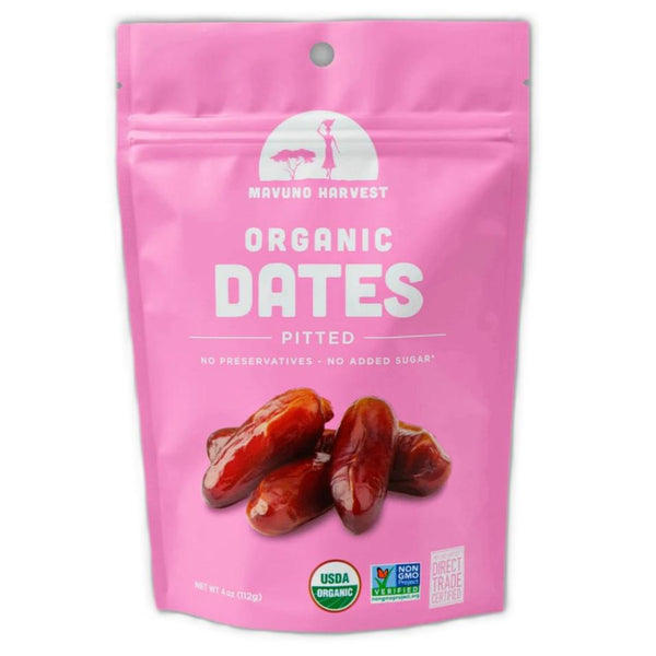 Mavuno Harvest - Organic Pitted Dates (4OZ).