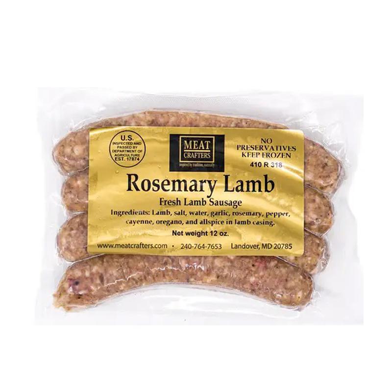 Meatcrafters - 'Rosemary Lamb' Sausage (12OZ) - The Epicurean Trader