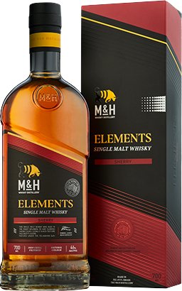 M&H Whisky Distillery - 'Elements' Sherry-Cask Israeli Single Malt (750ML) - The Epicurean Trader