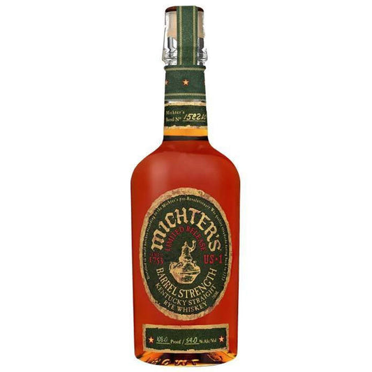 Michter's Distillery - 'Barrel Strength' Kentucky Straight Straight Rye Whiskey (750ML) - The Epicurean Trader