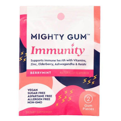 Mighty Gum - 'Immunity: Berrymint' Gum (2CT) - The Epicurean Trader