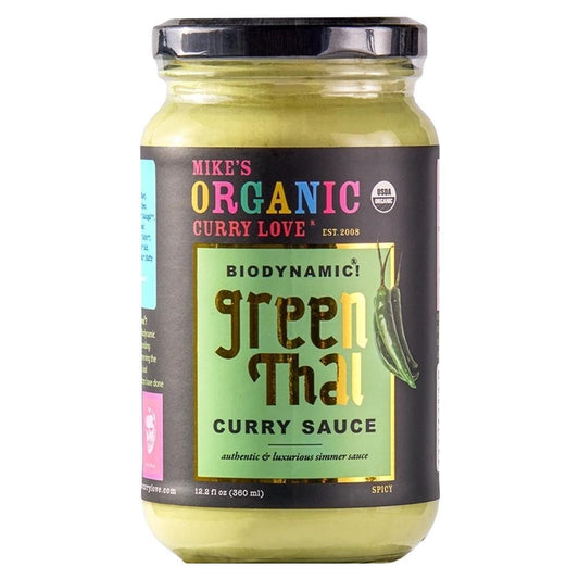 Mike's Organic Curry Love - 'Green Thai' Curry Sauce (360ML)
