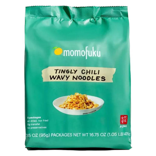 Momofuku - 'Tingly Chili Wavy' Noodles (5CT)