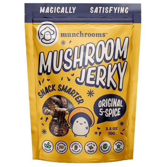 Munchrooms - 'Original 5 - Spice' Mushroom Jerky (2.5OZ)