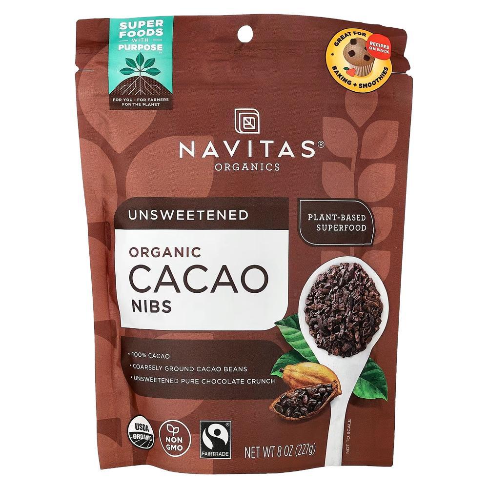 Navitas - 'Unsweetened' Organic Cacao Nibs (8OZ)