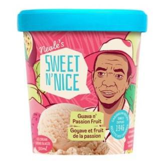 Neale's Sweet N' Nice - 'Guava n' Passion Fruit' Ice Cream (1PT) - The Epicurean Trader