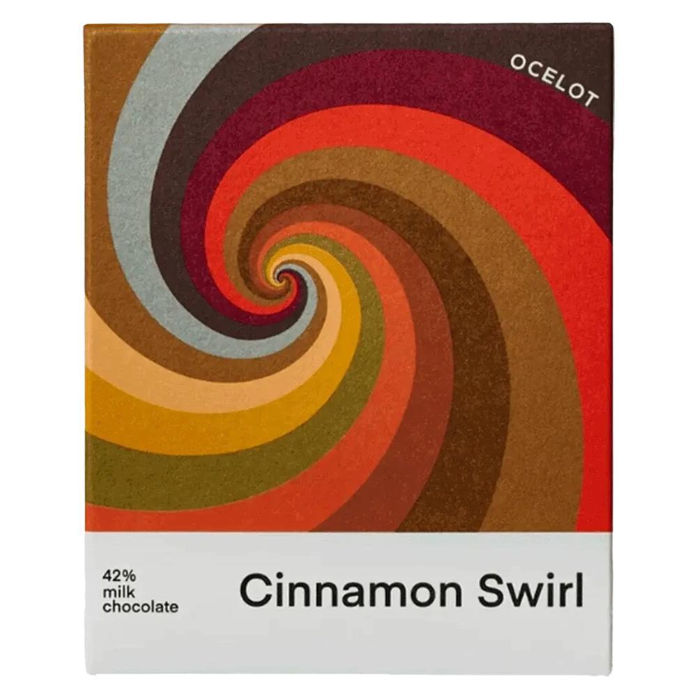 Ocelot Chocolate - 'Cinnamon Swirl' Milk Chocolate Bar (42% | 70G)