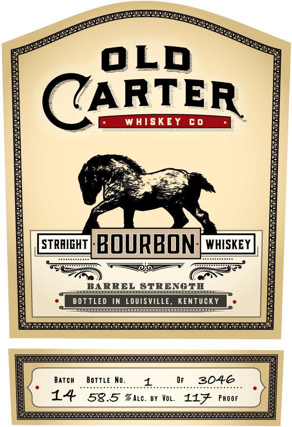 Old Carter Whiskey Co. - 'Batch 14' Straight Bourbon (750ML)