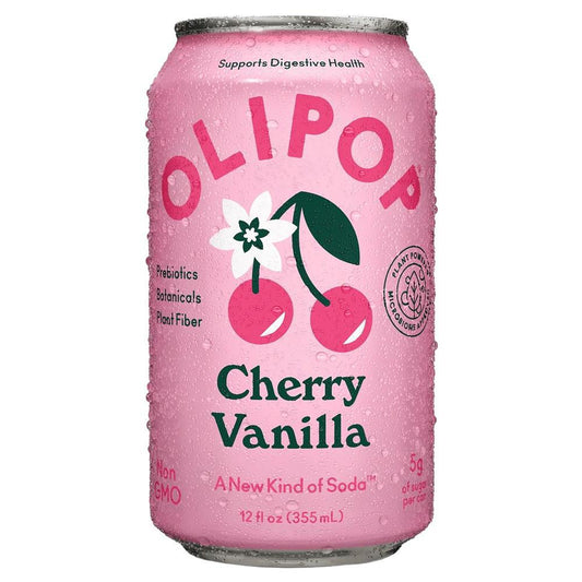 OLIPOP - 'Cherry Vanilla' Soda (12OZ)