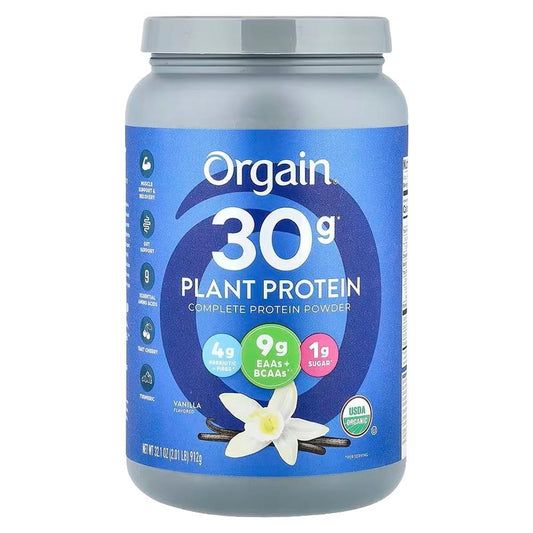 Orgain - 'Vanilla' Organic 30g Vegan Plant Protein Powder (1.26LB)