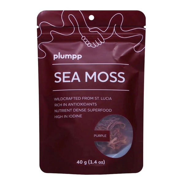 Plumpp Purple Irish Sea Moss Powder 40G - Nutrient Rich – The
