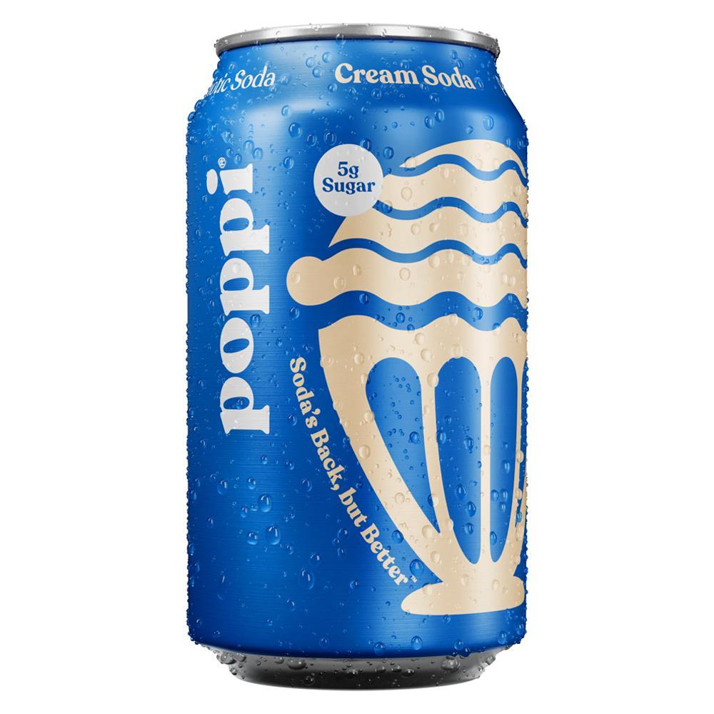 Poppi - 'Cream Soda' Prebiotic Soda (12OZ).