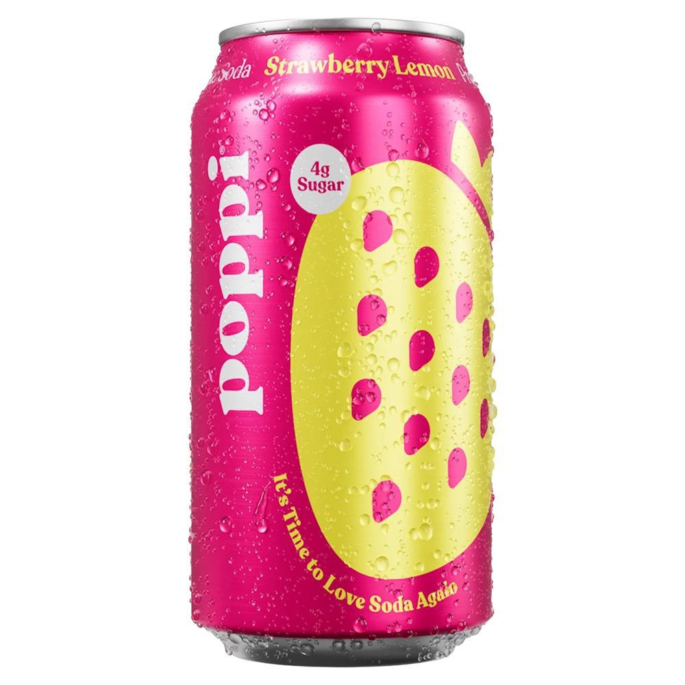 Poppi - 'Strawberry Lemon' Prebiotic Soda (12OZ)