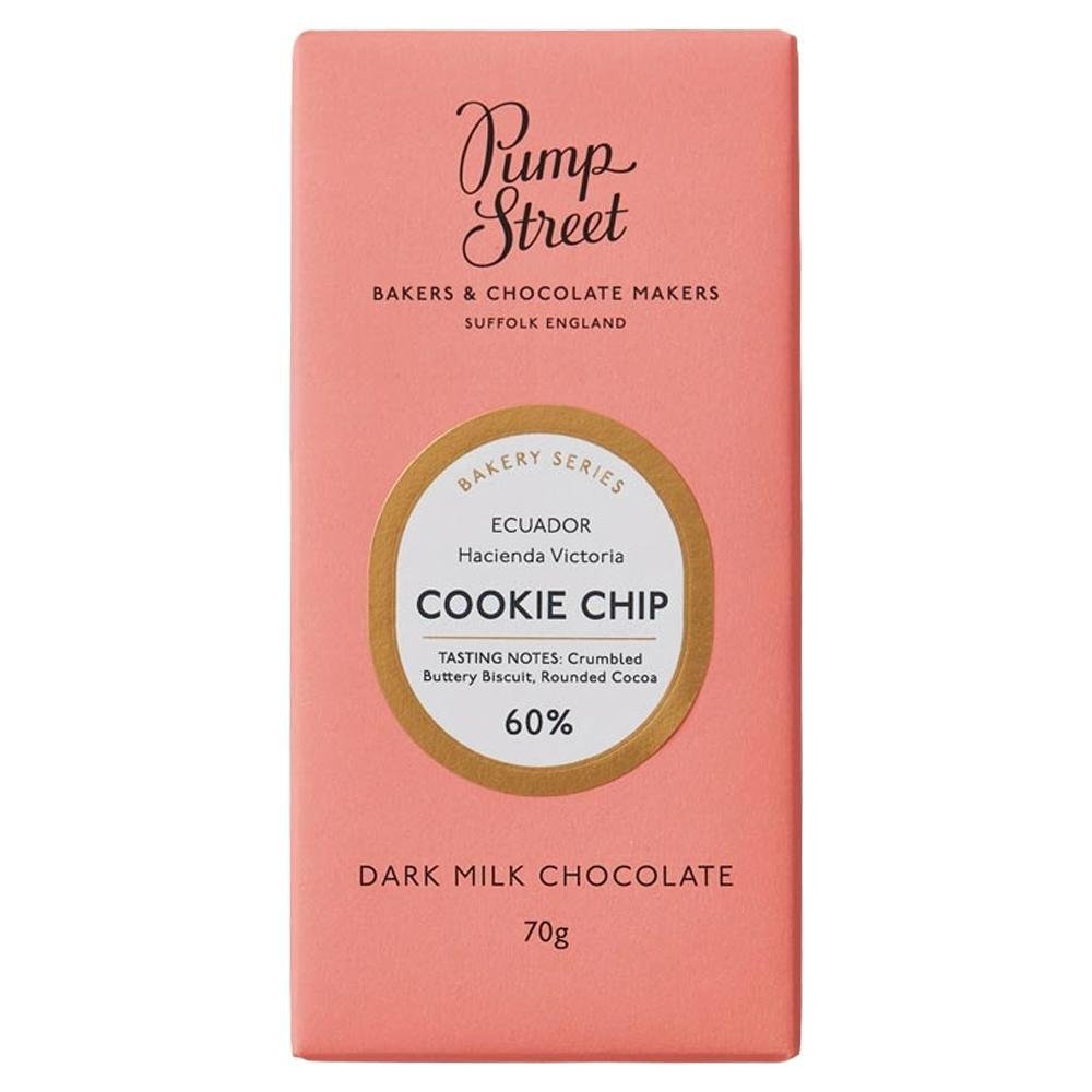 Pump Street - 'Cookie Chip' Dark Milk Chocolate Bar (70G | 60%)