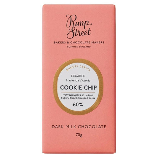 Pump Street - 'Cookie Chip' Dark Milk Chocolate Bar (70G | 60%)