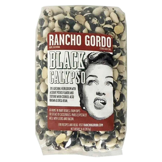 Rancho Gordo - 'Black Calypso' Heirloom Beans (16OZ)