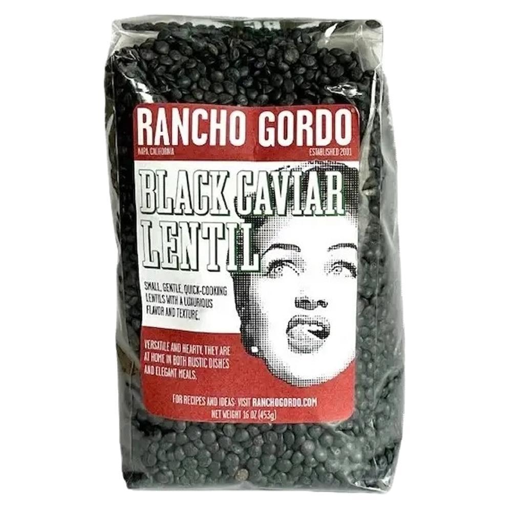 Rancho Gordo - 'Black Caviar' Lentils (16OZ)