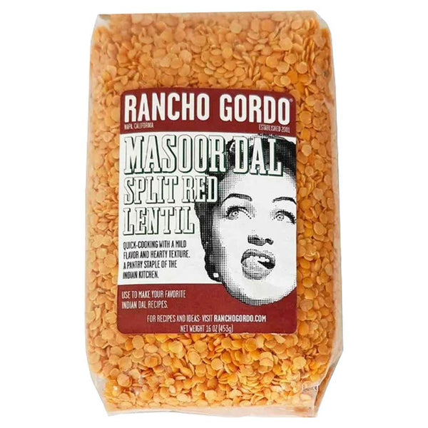 Rancho Gordo - 'Masoor Dal Split Red Lentils' Heirloom Beans (16OZ).