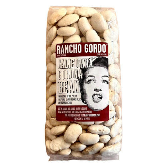 Rancho Gordo - 'Royal Corona' Heirloom Beans (16OZ)