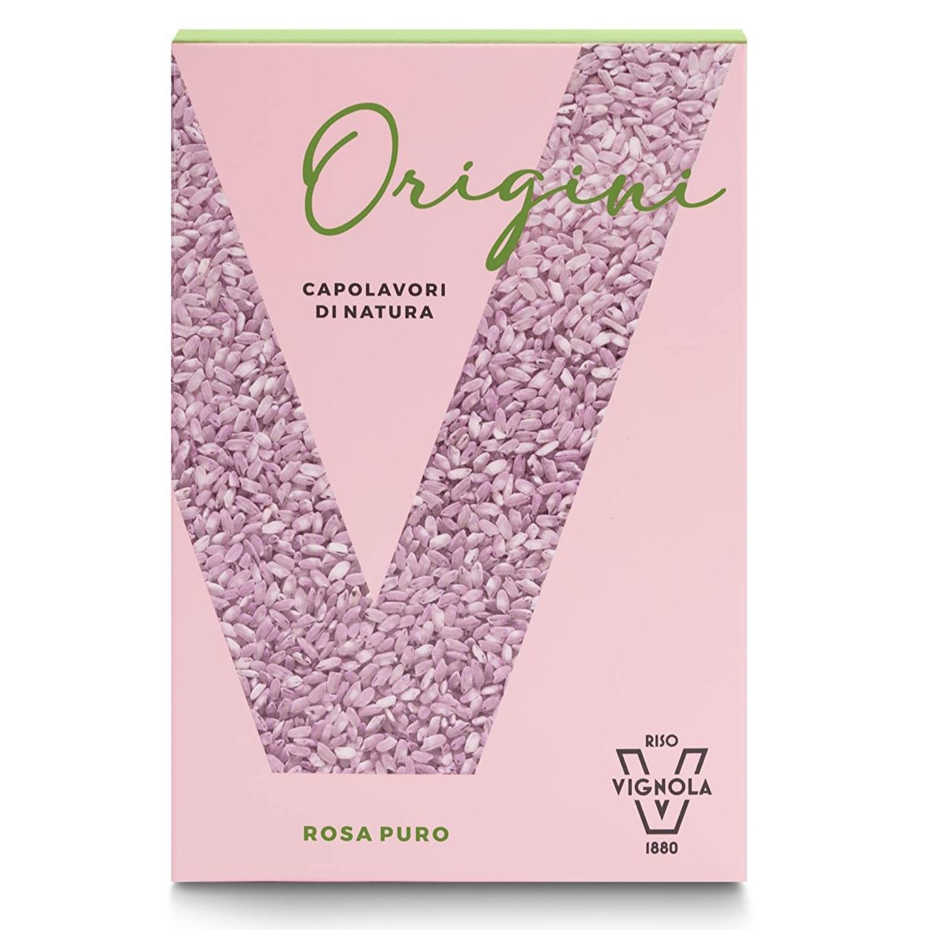 Riso Vignola - 'Rosa Puro' Verele Pink Rice (12OZ)