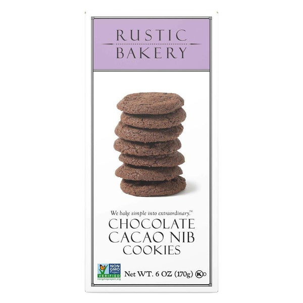 Rustic Bakery - 'Chocolate Cacao Nib' Cookies (6OZ)