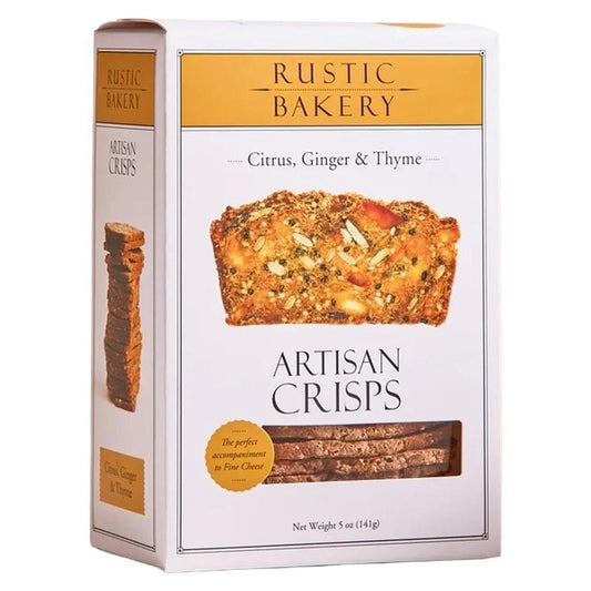 Rustic Bakery - 'Citrus, Ginger & Thyme' Artisan Crisps (5OZ)