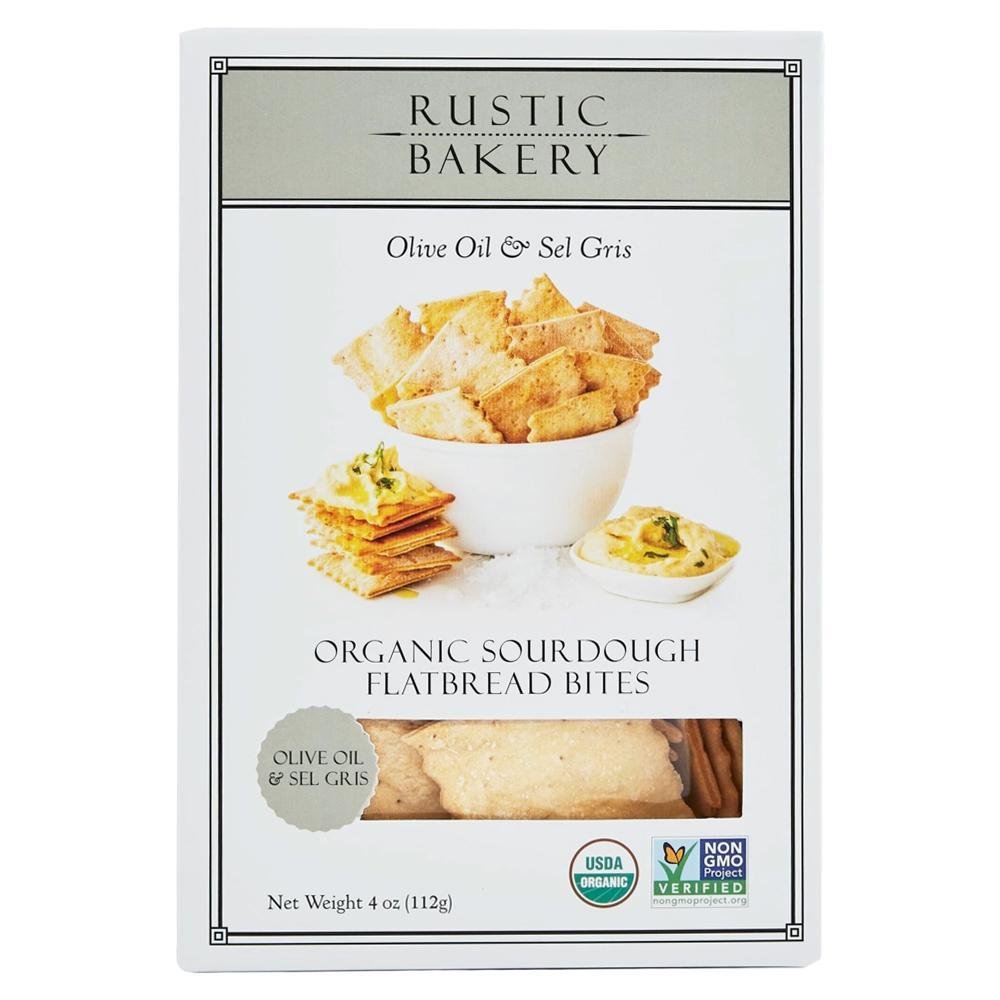 Rustic Bakery - 'Rosemary & Olive Oil' Sourdough Flatbread Bites (4OZ)