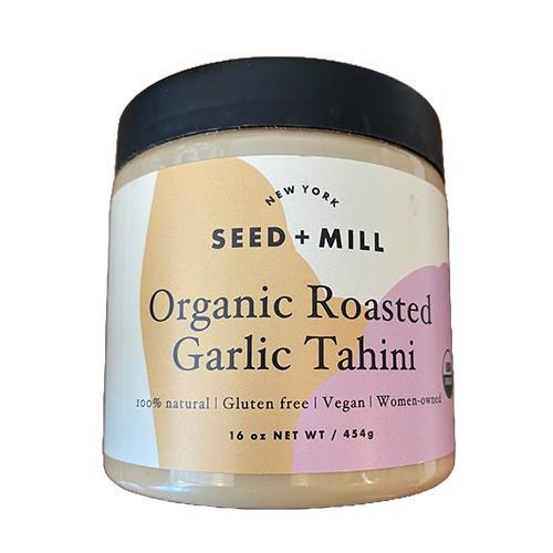 Seed + Mill - Organic Roasted Garlic Tahini (16OZ) - The Epicurean Trader
