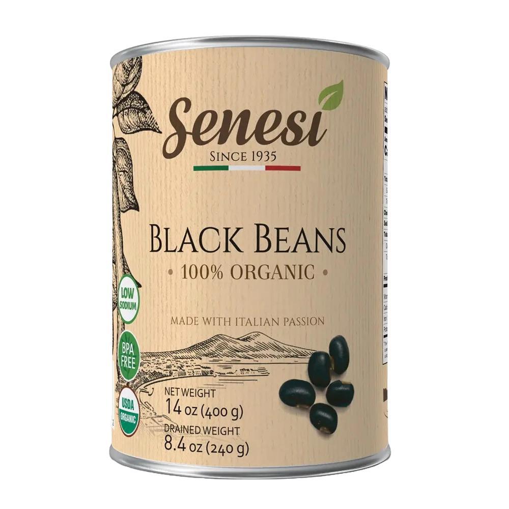 Senesi - Organic Cooked Black Beans (14OZ)