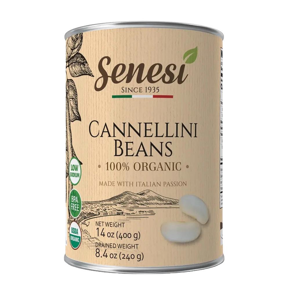 Senesi - Organic Cooked Cannellini Beans (14OZ)