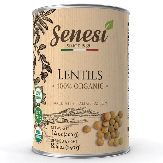 Senesi - Organic Cooked Lentils (14OZ)