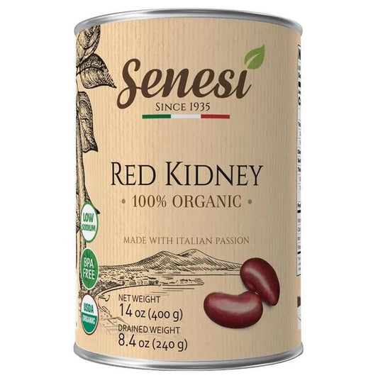 Senesi - Organic Cooked Red Kidney Beans (14OZ)