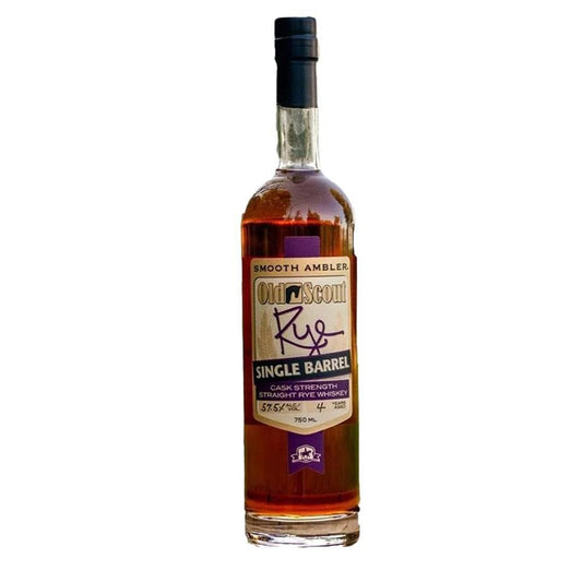 Smooth Ambler Spirits - 'Old Scout' 4yr Single-Barrel Cask Strength Straight Rye (750ML) - The Epicurean Trader