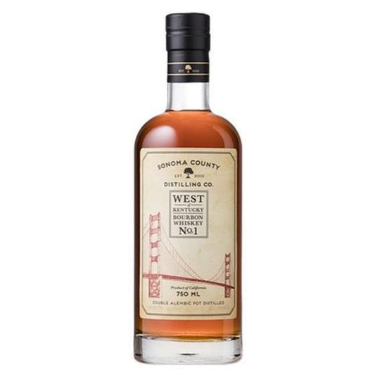 Sonoma Distilling Company - 'West Of Kentucky: No. 1' Port Finished Single - Barrel Bourbon (750ML)