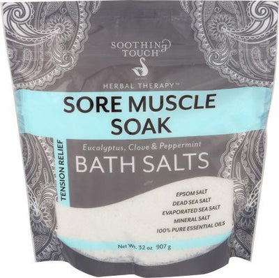 Soothing Touch - 'Sore Muscle' Soak Bath Salts (32OZ).