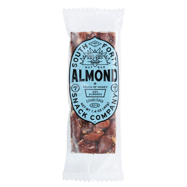 South Forty Snacks Company - 'Almond' Crunchy Nut Bar (1.4OZ).