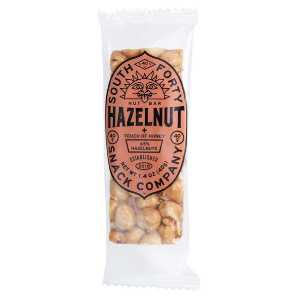 South Forty Snacks Company - 'Hazelnut' Crunchy Nut Bar (1.4OZ).
